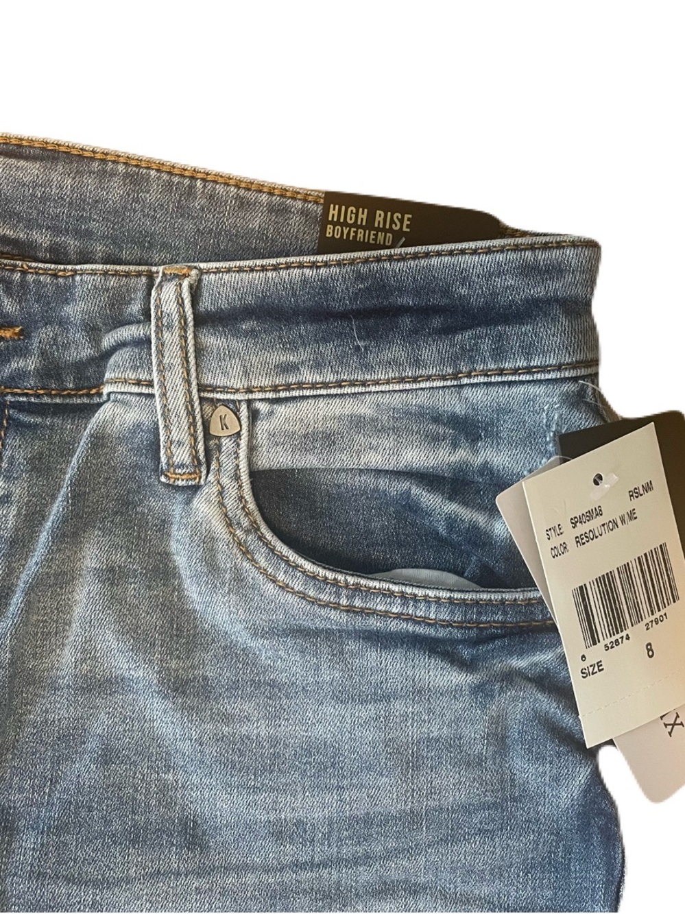 Kut from the Kloth Women’s Boyfriend Jeans in Light Blue - Picture 2 of 4